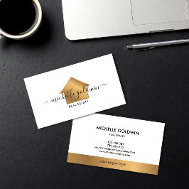 Real Anwesen Beruflich Modernes Drehbuchhaus Visitenkarte