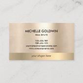 Real Anwesen Beruflich Modernes Script House Busin Visitenkarte (Rückseite)