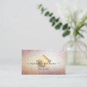 Real Anwesen Beruflich Modernes Script House Busin Visitenkarte (Stehend Vorderseite)