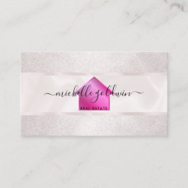 Real Anwesen Beruflich Modernes Script House Busin Visitenkarte