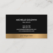 Real Anwesen Beruflich Modernes Script House Busin Visitenkarte (Rückseite)