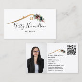 Real Anwesen berufliche Immobilie hinzufügen Foto Visitenkarte (Vorne/Hinten)