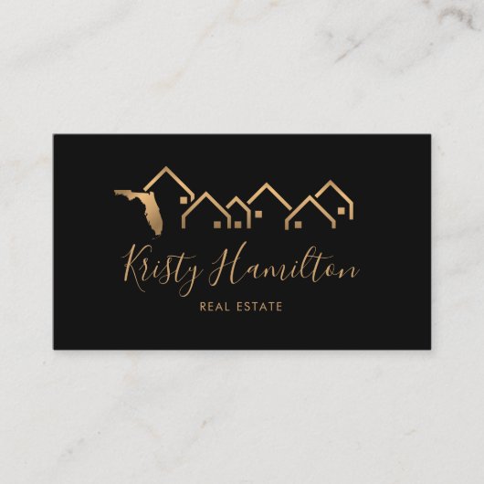 Real Anwesen berufliche Immobilie hinzufügen Foto Visitenkarte (Vorderseite)