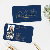 Real Anwesen berufliche Immobilie hinzufügen Foto Visitenkarte