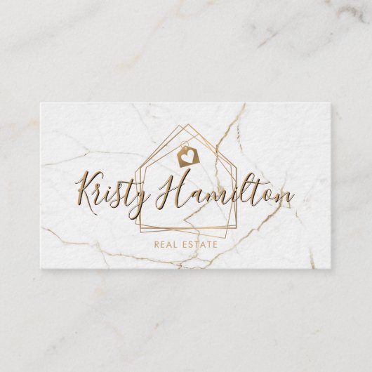 Real Anwesen berufliches Haus hinzufügen Visitenkarte (Vorderseite)