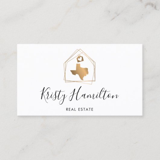 Real Anwesen berufliches Haus hinzufügen Visitenkarte (Vorderseite)