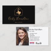 Real Anwesen berufliches Haus hinzufügen Visitenkarte (Vorne/Hinten)