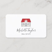 Real Anwesen berufliches Haus Immobilien Gold Foto Visitenkarte (Vorderseite)