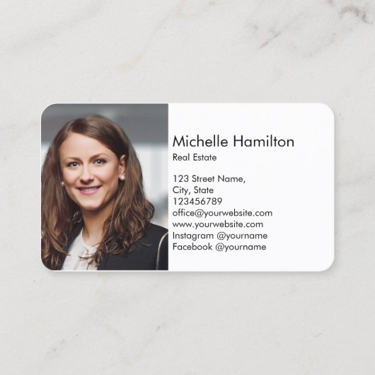 Real Anwesen berufliches Haus Immobilien Gold Foto Visitenkarte (Rückseite)