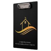 Real Anwesen Black Gold House Kundenfirma Klemmbrett (Links)