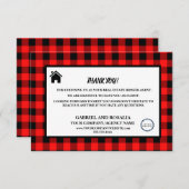 Real Anwesen Broker Agent Business Buffalo Karos   Dankeskarte (Vorne/Hinten)