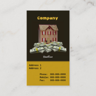 Real Anwesen Broker Business Card Visitenkarte