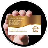 Real Anwesen Broker Business Cards Visitenkarte