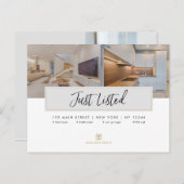 Real Anwesen Broker Moderne Postkarte - NUR AUFGEF (Vorne/Hinten)