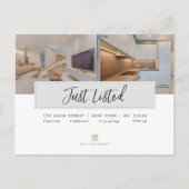 Real Anwesen Broker Moderne Postkarte - NUR AUFGEF (Vorderseite)