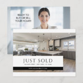 Real Anwesen Broker Moderne Postkarte - NUR VERKAU (Vorne/Hinten)