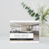 Real Anwesen Broker Moderne Postkarte - NUR VERKAU (Stehend Vorderseite)