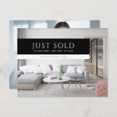 Real Anwesen Broker Moderne Postkarte - NUR VERKAU (Vorne/Hinten)