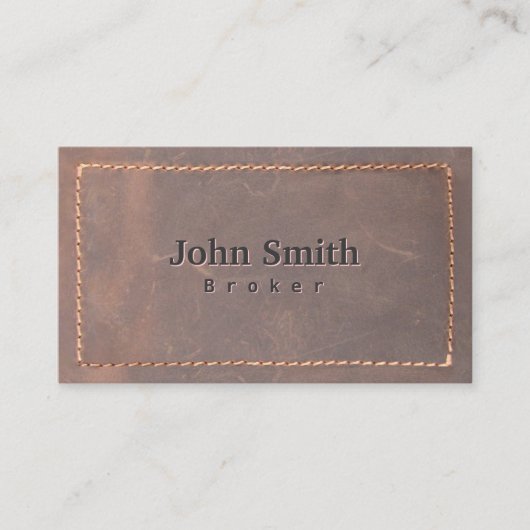 Real Anwesen Broker Nähleder Beruflich Visitenkarte (Vorderseite)