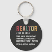 Real Anwesen Broker Realtor Funny Quote Schlüssela Schlüsselanhänger (Vorderseite)