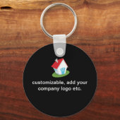 Real Anwesen Broker Realtor Funny Quote Schlüssela Schlüsselanhänger (Rückseite)