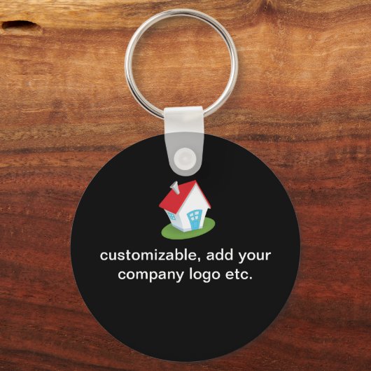 Real Anwesen Broker Realtor Funny Quote Schlüssela Schlüsselanhänger (Rückseite)