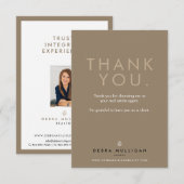 Real Anwesen Broker Vielen Dank Karte (Vorne/Hinten)