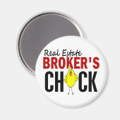 REAL ANWESEN BROKER'S CHICK MAGNET (Vorderseite/Rückseite)