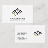 Real Anwesen Brokers | Eigenschaft Visitenkarte (Vorne/Hinten)