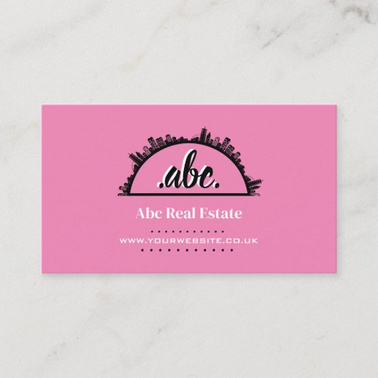 Real Anwesen Business Card Visitenkarte (Vorderseite)