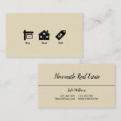 Real Anwesen Business Card Visitenkarte (Vorne/Hinten)