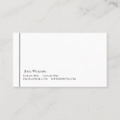 Real Anwesen Business Card Visitenkarte (Rückseite)