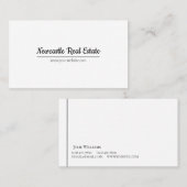Real Anwesen Business Card Visitenkarte (Vorne/Hinten)