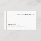 Real Anwesen Business Card Visitenkarte (Rückseite)