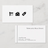 Real Anwesen Business Card Visitenkarte (Vorne/Hinten)
