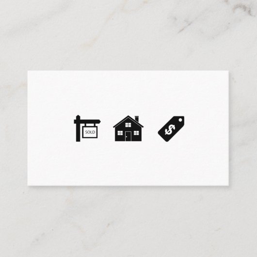 Real Anwesen Business Card Visitenkarte (Vorderseite)