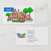 Real Anwesen Business Card Visitenkarte (Vorne/Hinten)