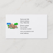 Real Anwesen Business Card Visitenkarte (Rückseite)