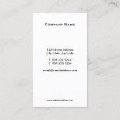 Real Anwesen Business Card Visitenkarte (Rückseite)