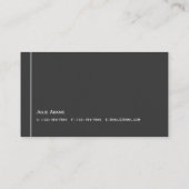 Real Anwesen Business Card Visitenkarte (Rückseite)