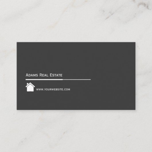 Real Anwesen Business Card Visitenkarte (Vorderseite)