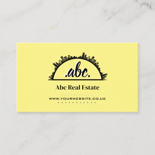 Real Anwesen Business Card Visitenkarte (Vorderseite)