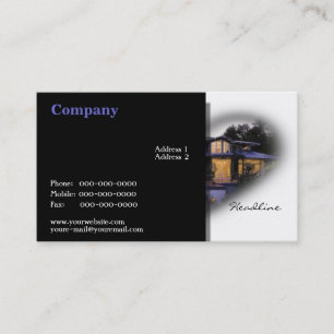 Real Anwesen Business Card Visitenkarte