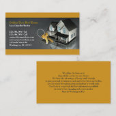 Real Anwesen Business Card Visitenkarte (Vorne/Hinten)