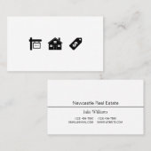 Real Anwesen Business Card Visitenkarte (Vorne/Hinten)