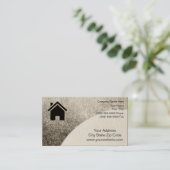 Real Anwesen Business Card Visitenkarte (Stehend Vorderseite)