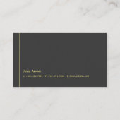 Real Anwesen Business Card Visitenkarte (Rückseite)