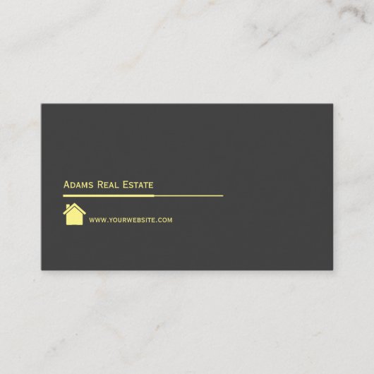 Real Anwesen Business Card Visitenkarte (Vorderseite)