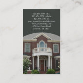 Real Anwesen Business Card Visitenkarte (Rückseite)