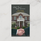 Real Anwesen Business Card Visitenkarte (Vorderseite)